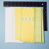 Ampad Green + Yellow Slot Card Invitations + Envelope Set