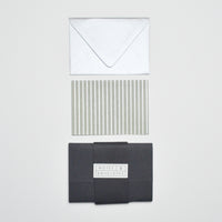 Silver + Sage Green Note Card + Envelope Set
