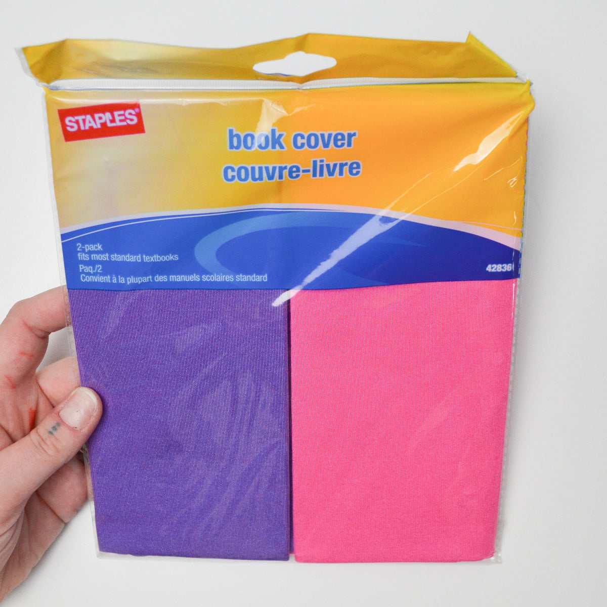 Staples Book Covers Set of 2 Make & Mend