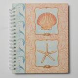Shell Cover Lined Spiral Notebook Default Title