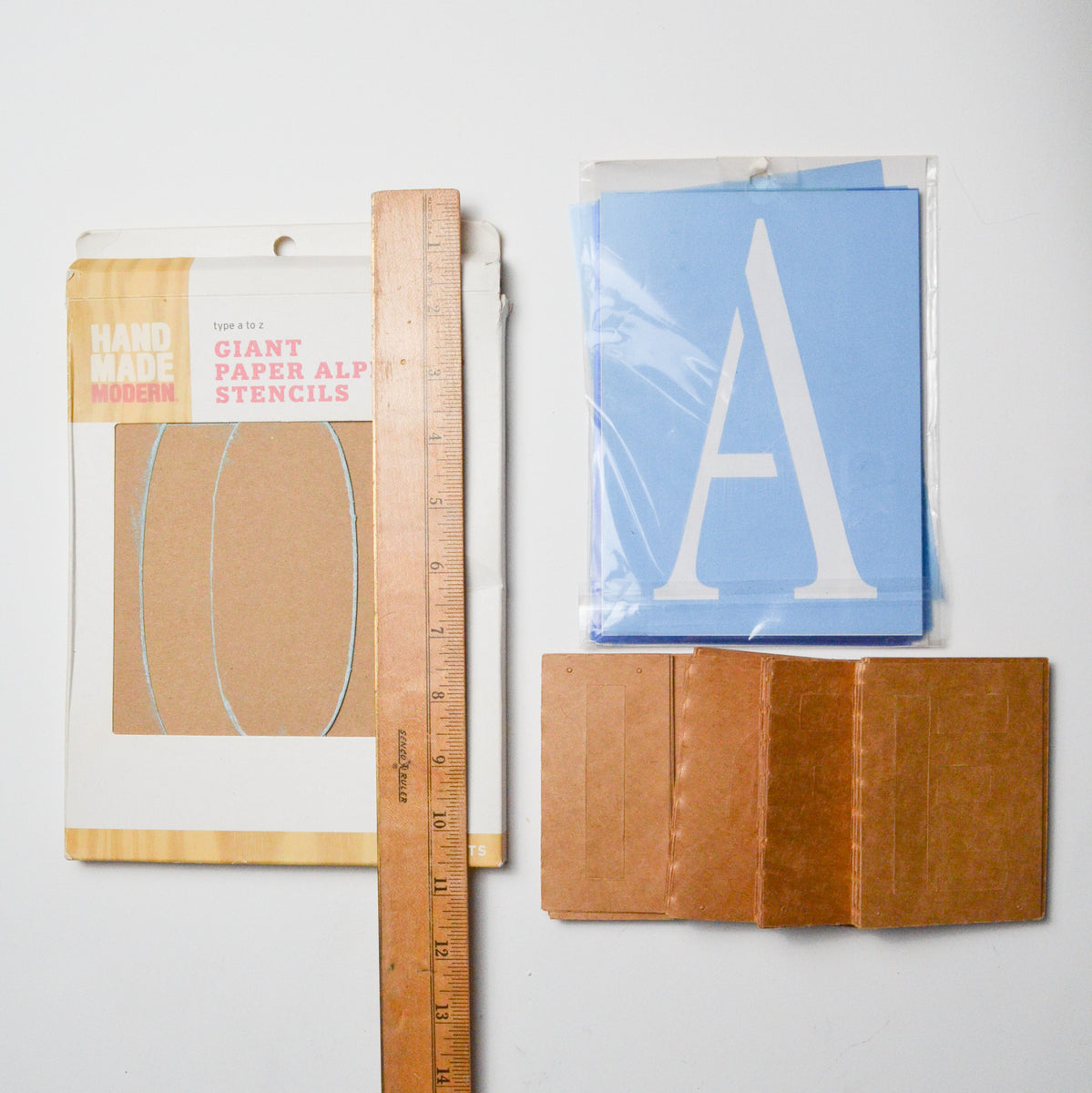 Large Letter Stencil Bundle – Make & Mend