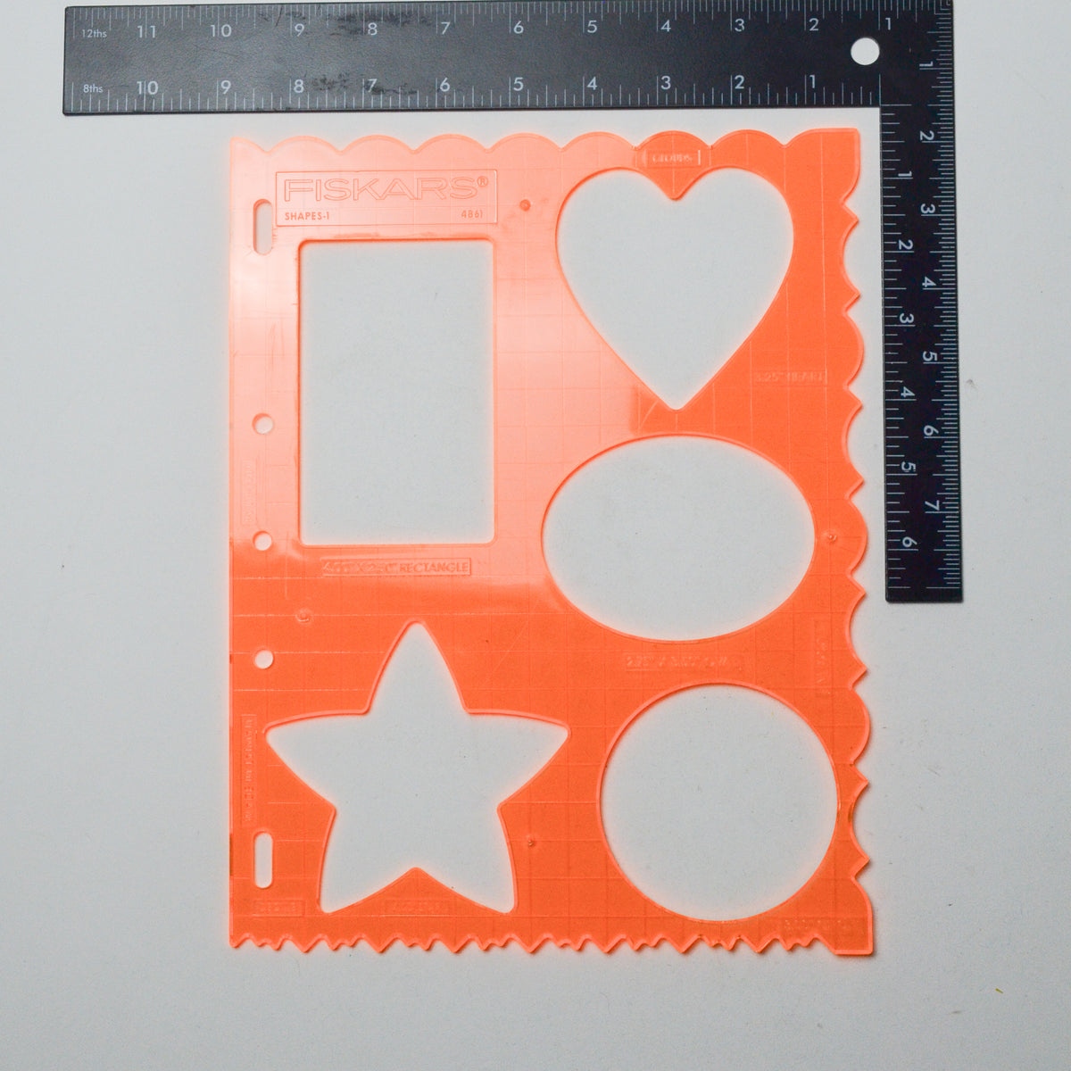 Fiskars ShapeCutter Shape Template Bundle Set of 5 Make & Mend
