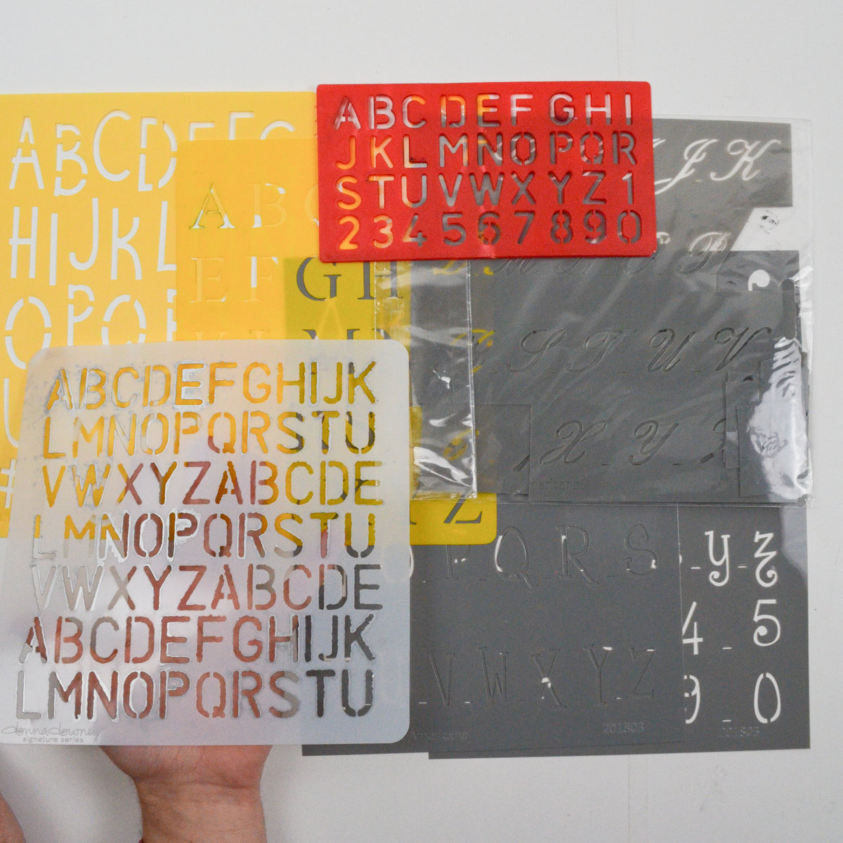 Alphabet Stencils – Make & Mend