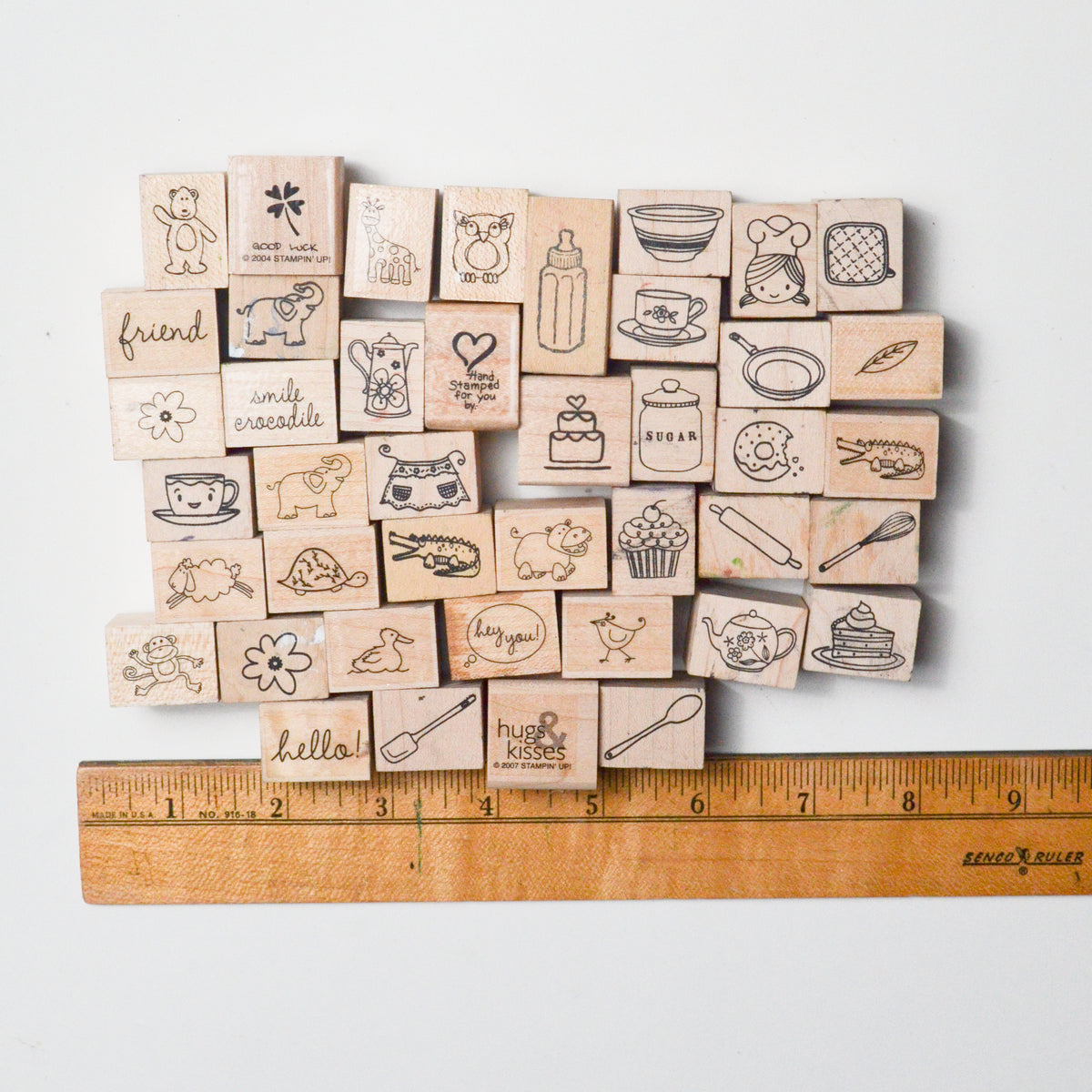 Small Rubber Stamp Bundle Make & Mend