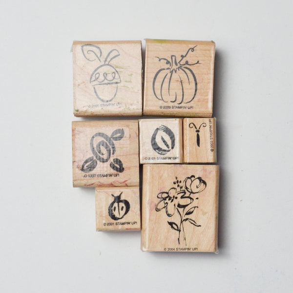 Nature Themed Stamp Bundle - Set of 7