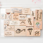 Card + Music Themed Stamp Bundle - Set of 20