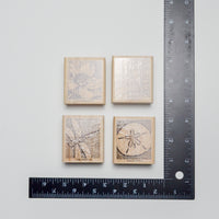 Nature Themed Stamps - Set of 4
