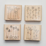 Sketchy Stamps - Set of 4