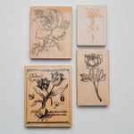 Floral Stamps - Set of 4