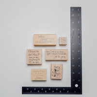 Message Stamps - Set of 6