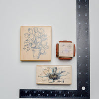 Floral Stamps - Set of 3