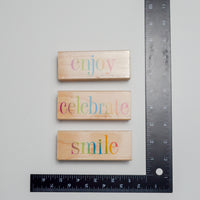 Word Stamps - Set of 3