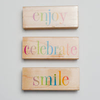 Word Stamps - Set of 3