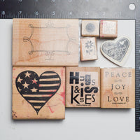 Hearts + Card Messages Stamp Bundle - Set of 8