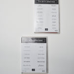 Stampin' Up! Itty Bitty Greetings Clear-Mount Stamp Sets