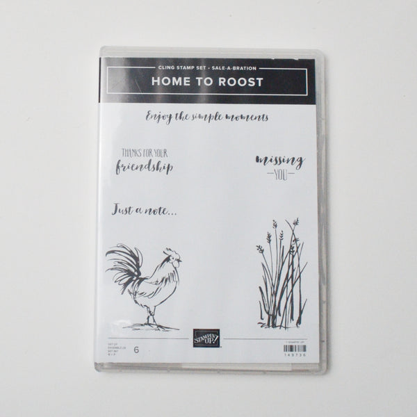 Stampin' Up! Home to Roost Cling Stamp Set