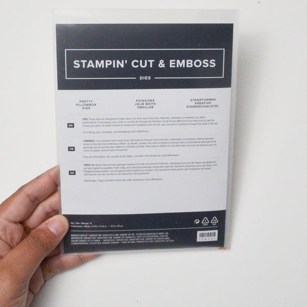 Stampin' Up! Pretty Pillowbox Cut + Emboss Dies