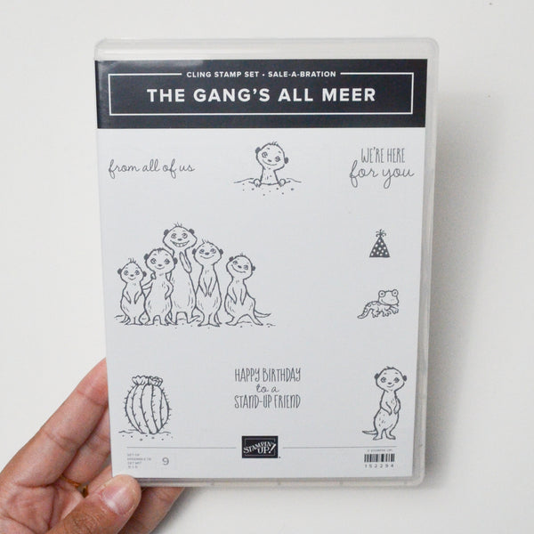 Stampin' Up! The Gang's All Meer Cling Stamp Set