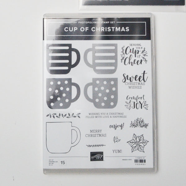 Stampin' Up! Cup of Christmas Polymer Stamp + Die Set