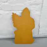Christmas Tree Santa Silhouette Wood Cutout (Pick-Up Only) Default Title
