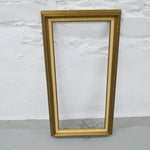 Gold, Brown + Cloth Fillet Wooden Frame - 17" x 34" (Pick-Up Only)