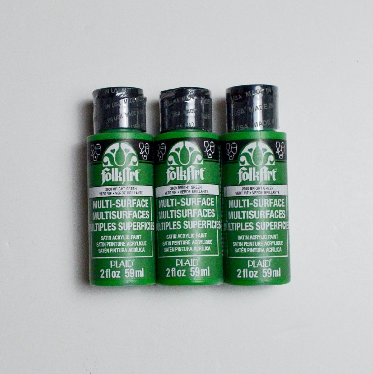 green-folk-art-satin-acrylic-paint-3-bottles-make-mend