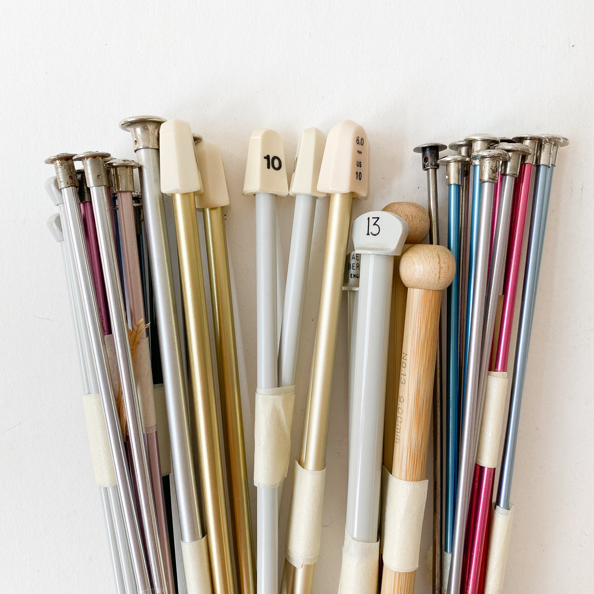 Pair of Long Knitting Needles Make & Mend