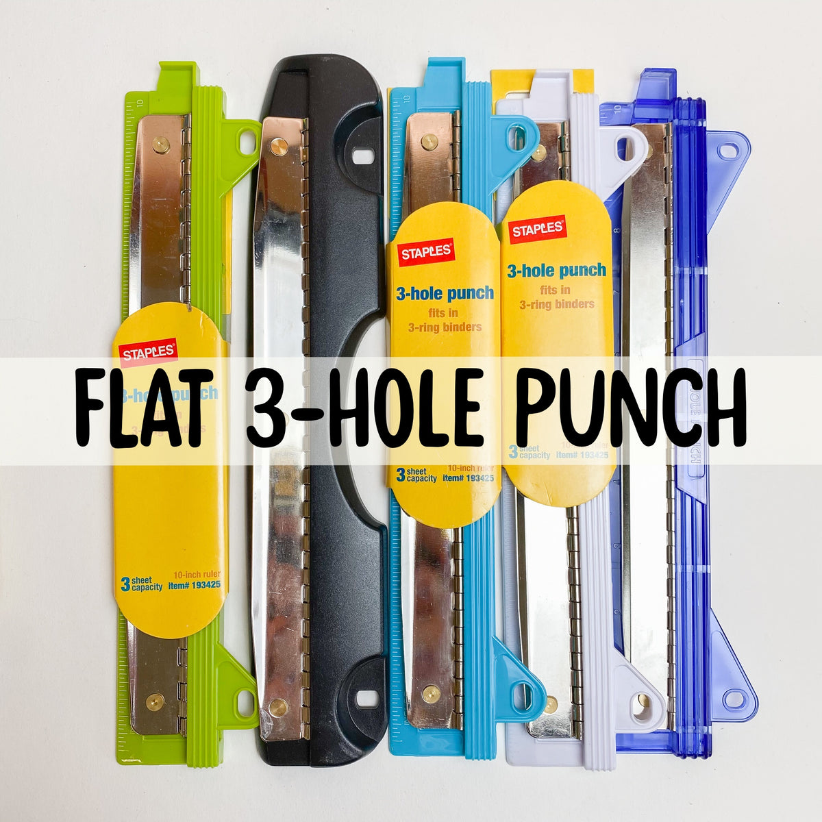 Flat Three-Hole Punch – Make & Mend