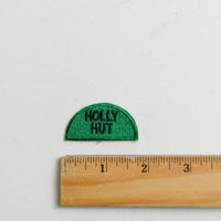 Green "Holly Hut" Patches - Set of 4