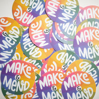 Color Wheel Make & Mend Sticker