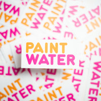 Paint Water Sticker