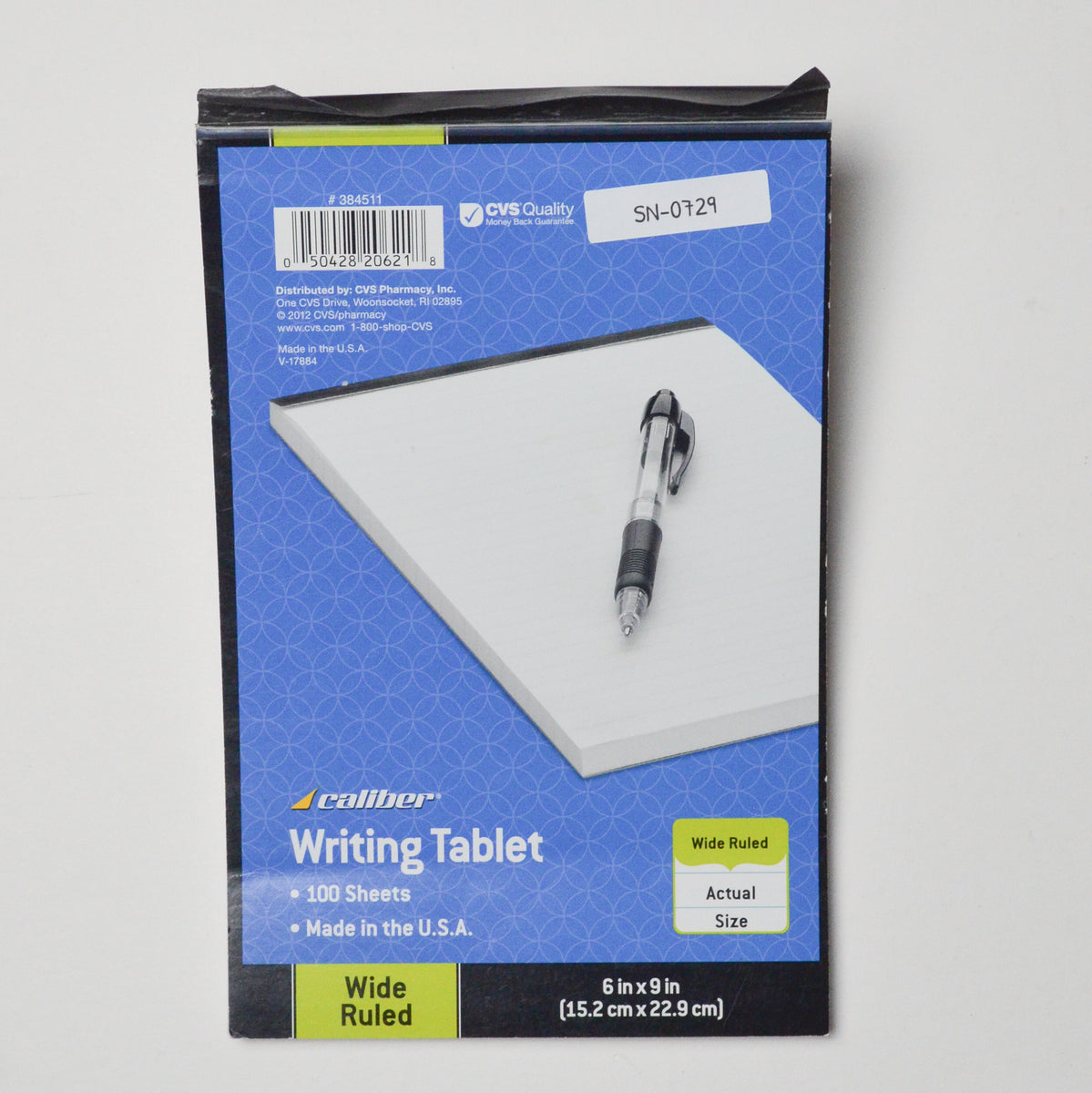 Wide Ruled Caliber Writing Tablet 6 X 9 Make Mend wide-ruled-caliber-writing-tablet-6-x-9-make-mend