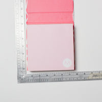 Pink Initial M Gold-Edged Note Block with Cover Default Title