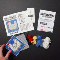Chill Chicken Needlepoint Starter Kit