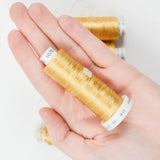 Gold Madeira Viscose Machine Embroidery Thread - 5 Spools