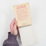 Fall Foliage Landscape Spiral Bound Argyle Scratch Pad