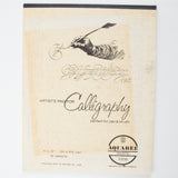 Aquabee White 1008 Artist's Pad for Calligraphy - 11" x 14"