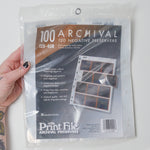 PrintFile Archival 120 Negative Presever Sleeves