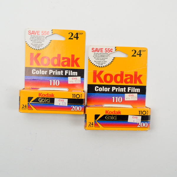 Kodak Gold 110 Film, 200 Speed - 2 Rolls