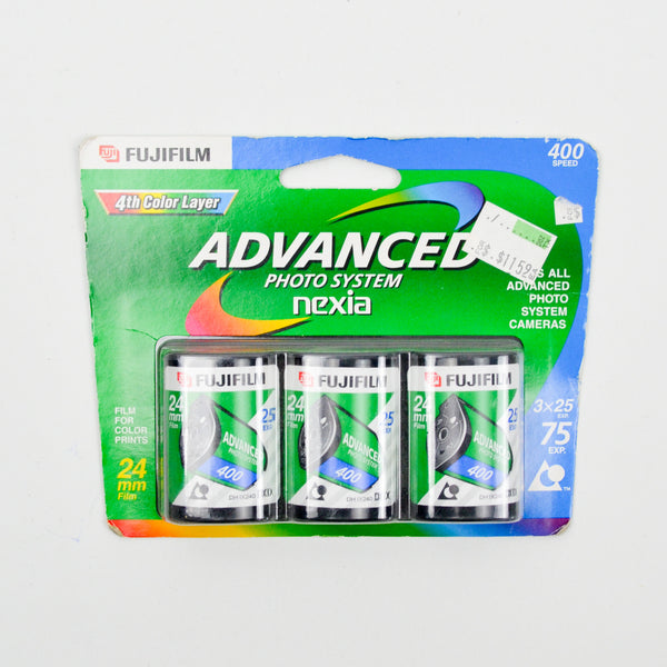 Fujifilm 24mm Advanced Photo System Color Film, 400 Speed - Pack of 3