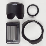 Camera Lens Hoods + Nikon Quick Charger MH-18a with Battery