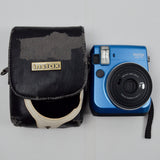 Blue Fujifilm Instax Mini 70 with Black Case