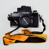 Minolta XK 35mm Film Camera with Rokkor Lens - Missing Battery Cap