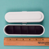 White Metal Kodak Film Canister Case