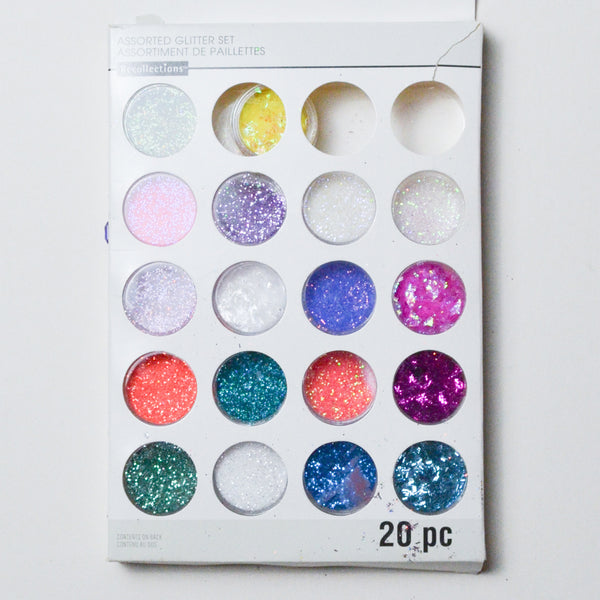 Assorted Glitter Set By Recollections - 12 pcs