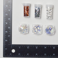 Assorted Holographic Glitter + Sequins - 6 Jars