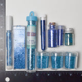 Blue Glitter - 10 Jars