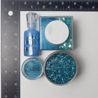 Blue Glitter + Glitter Glue - 4 Jars