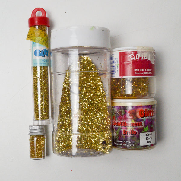 Gold Glitter - 5 Jars