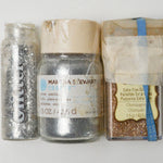 Silver + Gold Glitter - 3 Jars